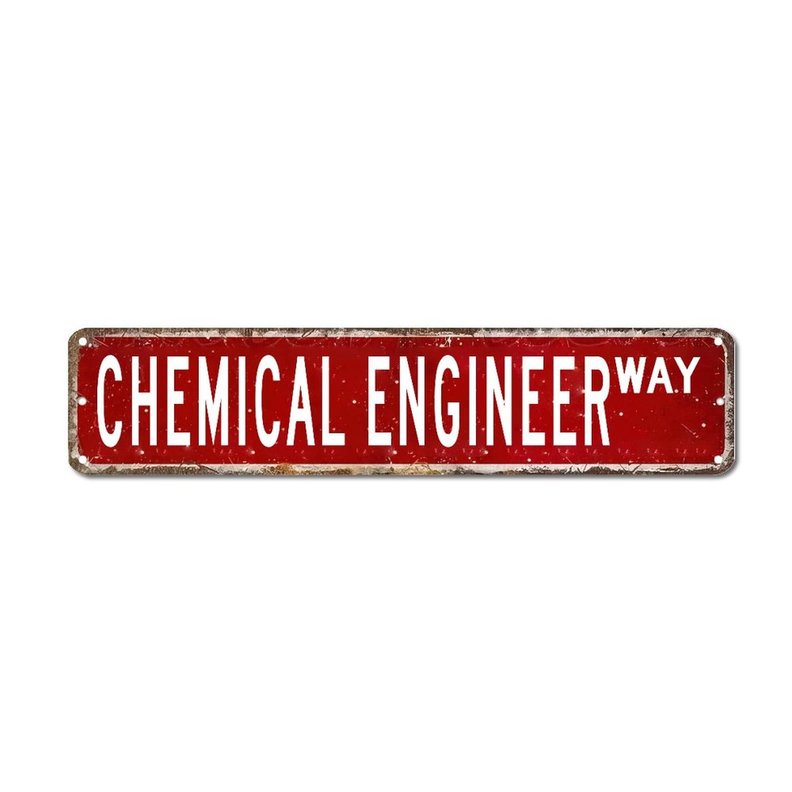 Yelolyio Chemical Engineer Sign Chemical Engineer Metal Sign Chemical Engineer Gift Vintage Decor Funny Custom Street Sign Shabby Chic Wall Art Wall Hanger Home Decor Wall Decorations