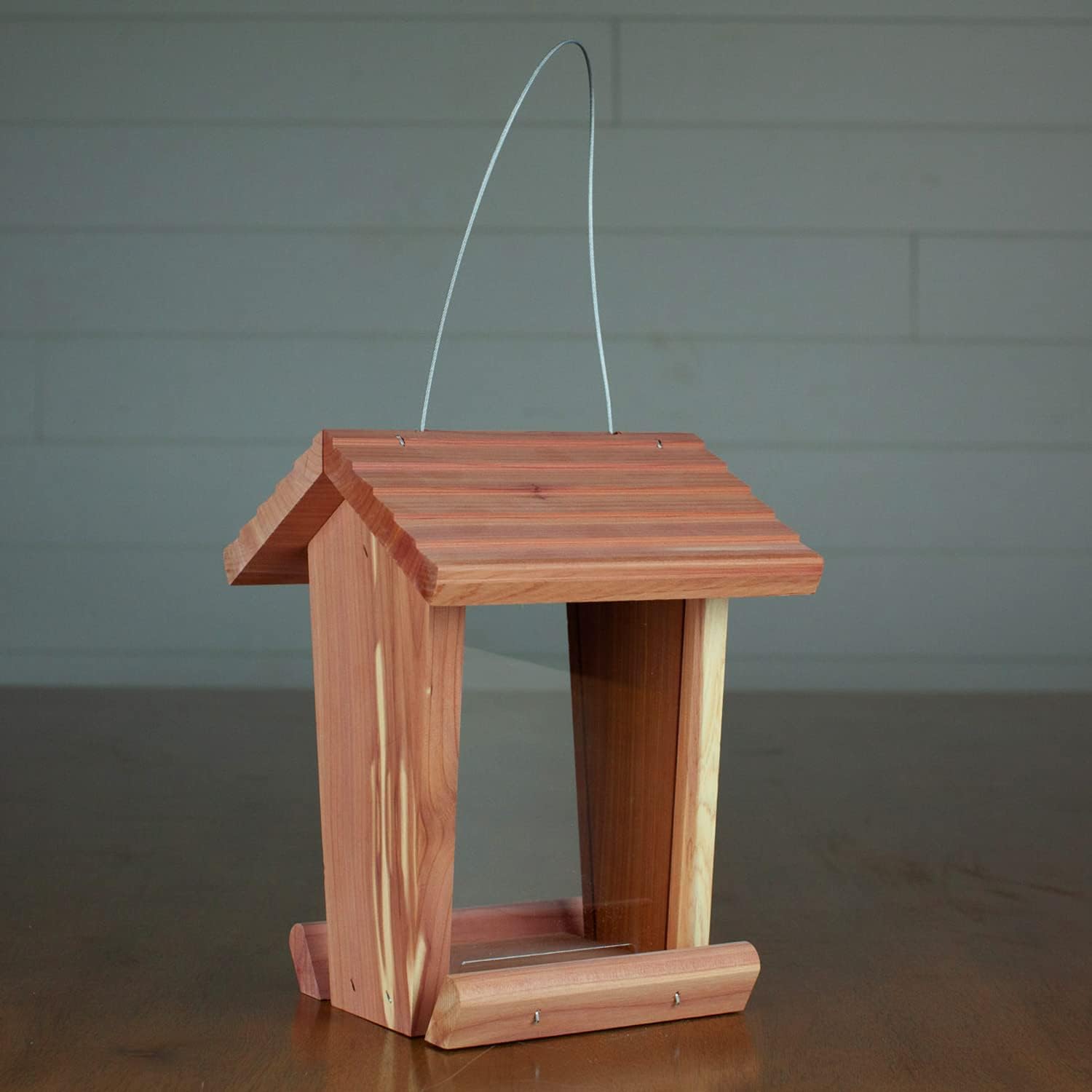 Personalized Memorial Bird Feeder - Hanging Cedar Wood Bird Feeder with Custom Engraved in Loving Memory Inscription & Choice of Theme Sympathy Gift Made in USA (Tree of Life)