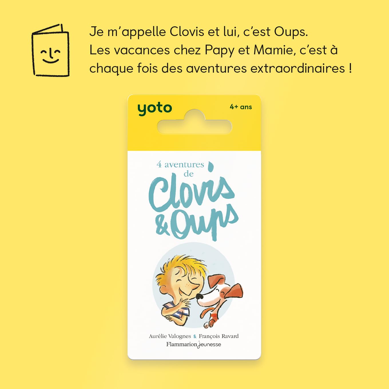 Yoto Aventures de Clovis et Oups Livre Audio Enfant Aurélie Valognes Conteuse Veilleuse Yoto Player Mini Histoires 4-7 Ans