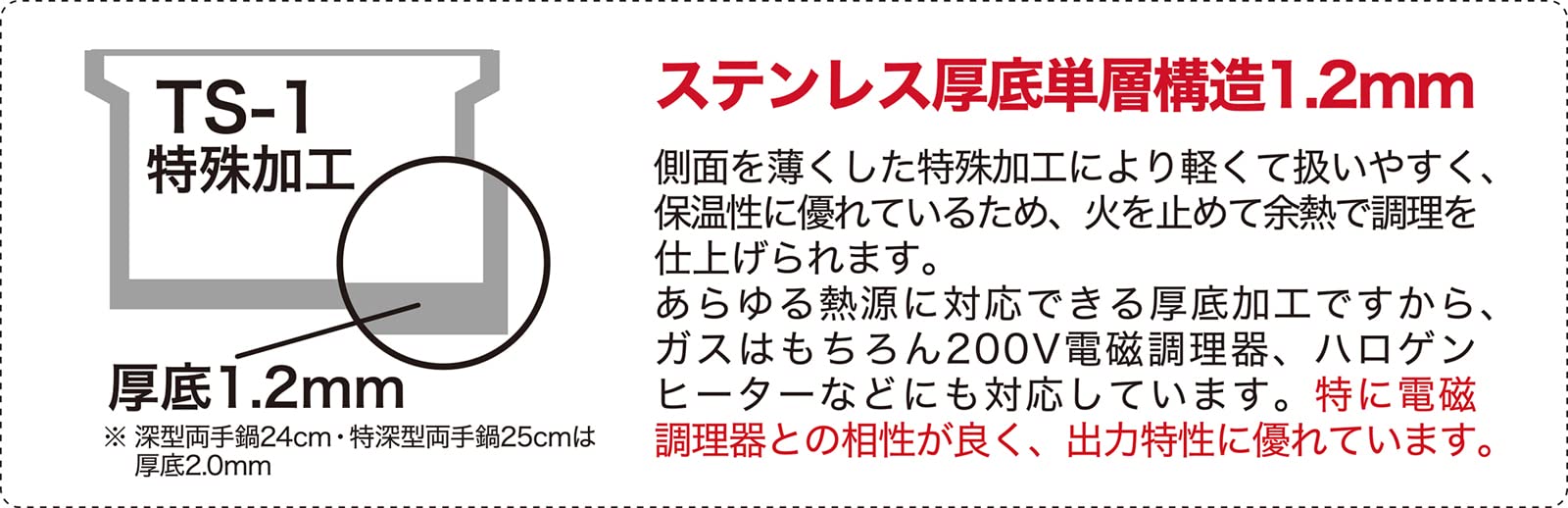 Amazon｜ウルシヤマ金属工業 両手鍋 20cm 熱伝導性と保温性で旨味を