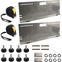 Alignment Tools Automotive,Magnetic Car Alignment Tool Kit | Heavy-Duty Precision Plate with 2 Measuring Tape Non-Slip Balancing for Vehicle Tires Motorcycle Repair