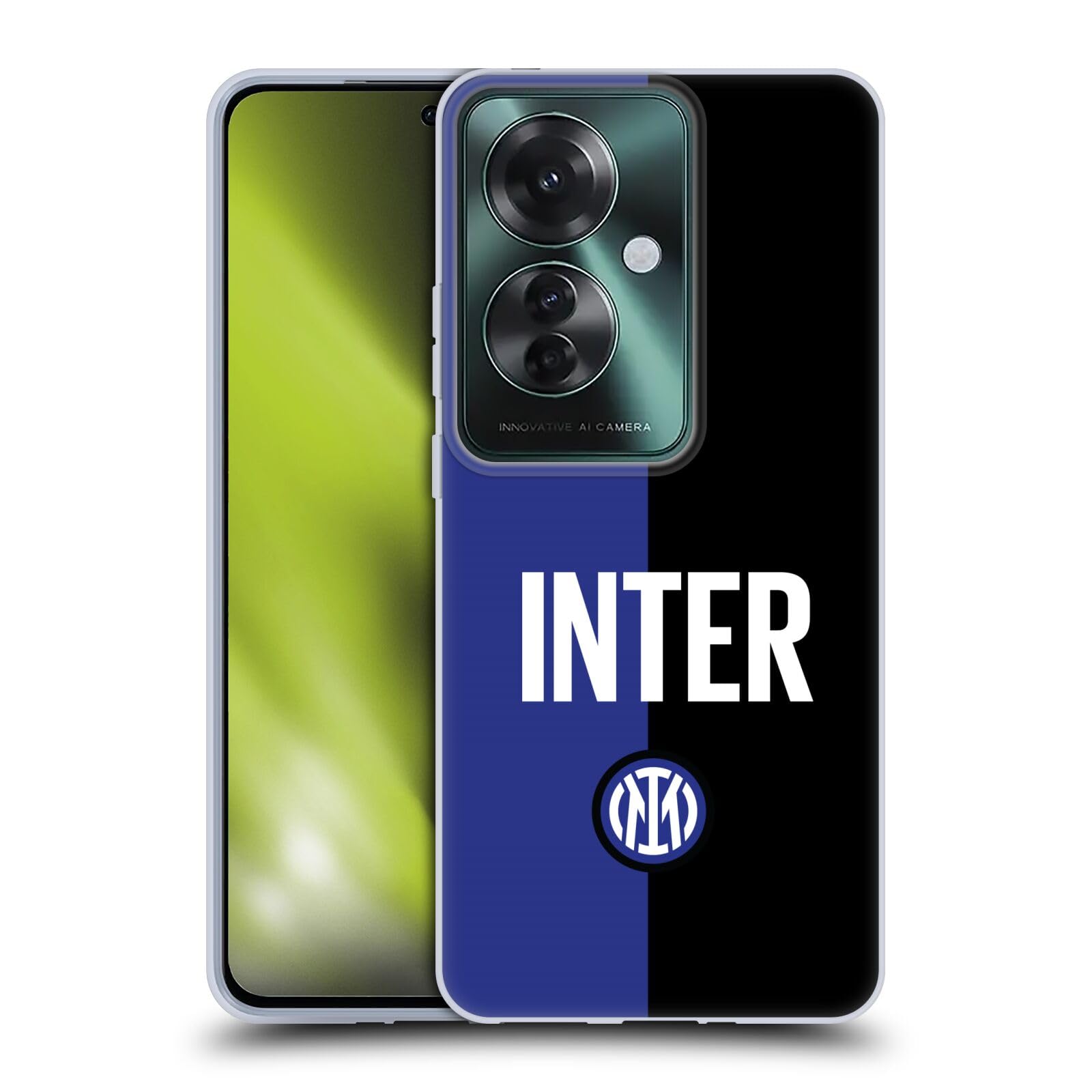 Head Case Designs Officially Licensed Inter Milan Inter Milano Logo Badge Soft Gel Case Compatible With Oppo Reno11 F 5G / F25 Pro 5G