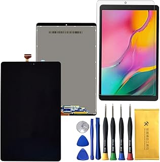 LCD Display Touch Screen Digitizer Replacement Assembly for Samsung Galaxy Tab A 10.1 2019 SM-T510 T510 T515 T510F T515F Screen Parts with Tool Kits and Tempered Glass