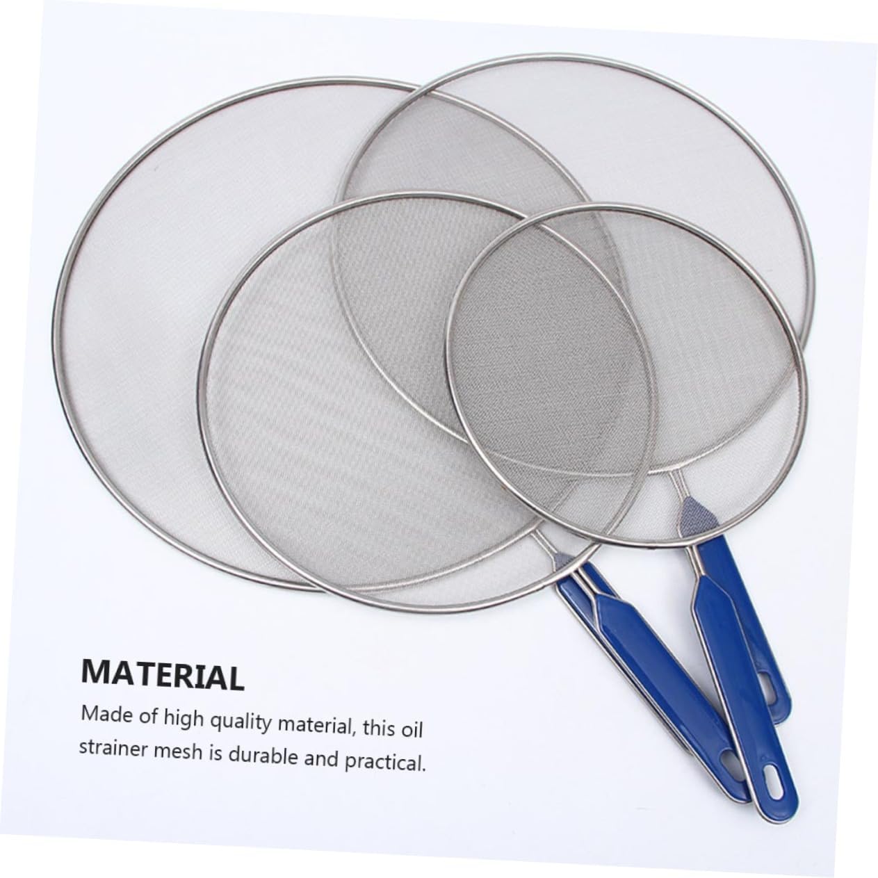 Zerodeko Mesh Pot Cover Pot Safeguard Spill Lid Cover Oil Splatter Guard Lightweight for Cooking