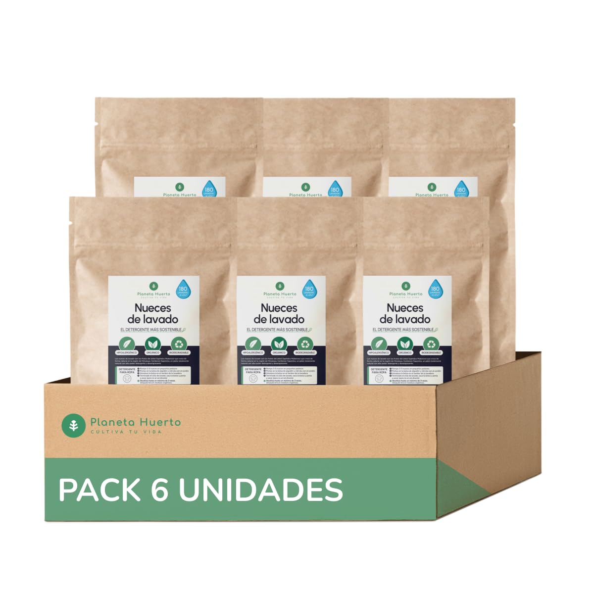 PLANETA HUERTO | Quitamanchas General (Nueces Lavado, 4,2 Kg)