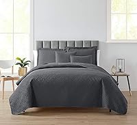 Vista 33 de Clara Clark Edredones Tamaño King - Juego de Cubrecama Colcha para Todas las Estaciones, Tejido Pinsonic Ropa de Cama Ligera - Juego de Edredón King