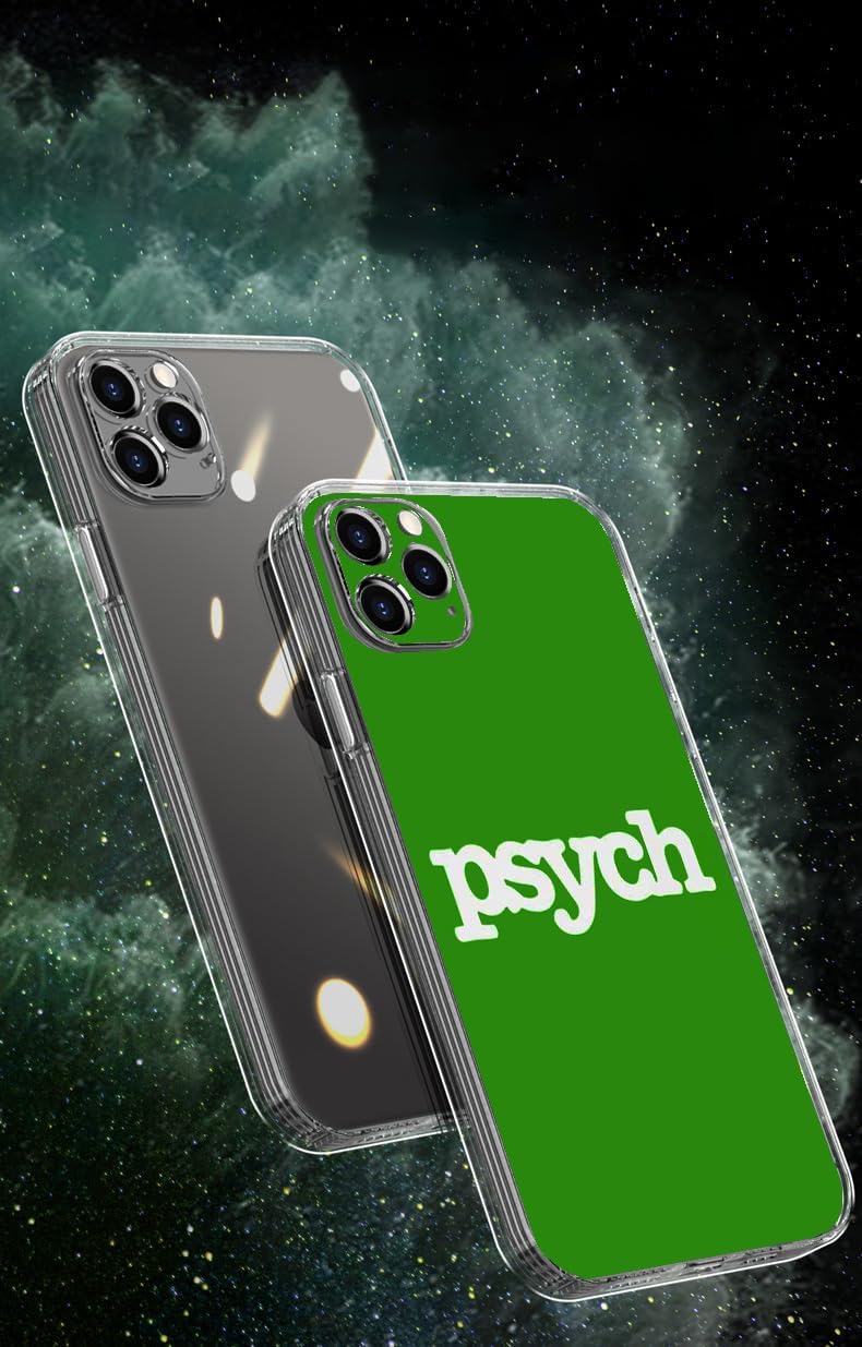 Phone Case Compatible with iPhone XR (6.1) Fun Green Aesthetic Psych Culture Rubber Shockproof TPU Silicone Phone Protective Soft Cover