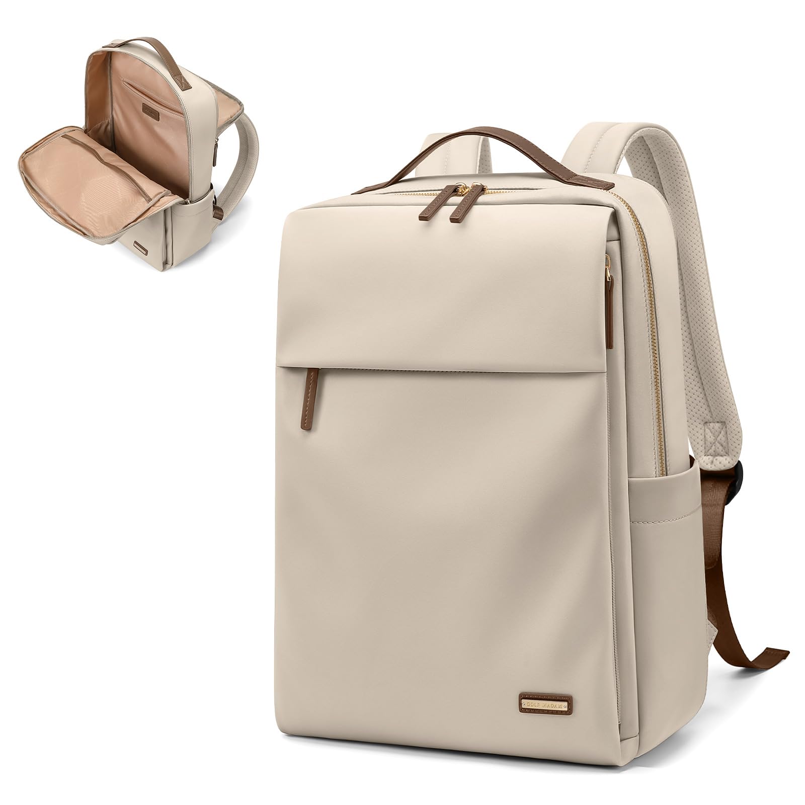 GOLF SUPAGS Zaino per Laptop da Donna Approvato Dalla Compagnia Aerea Zaino Multifunzionale Casual Adatto a Notebook da 15,6 Pollici per il Lavoro, l'università e i Viaggi