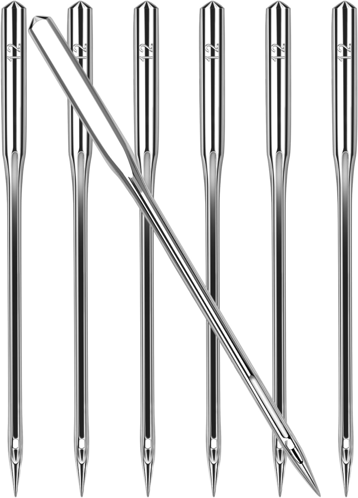Sewing Machine Needles, 60Pcs, Universal Sewing Machine Needles, Suitable for Singer, Brother, Janome Sewing Machines, Sizes 65/9, 75/11, 80/12, 90/14, 100/16, 110/18 (80/12)