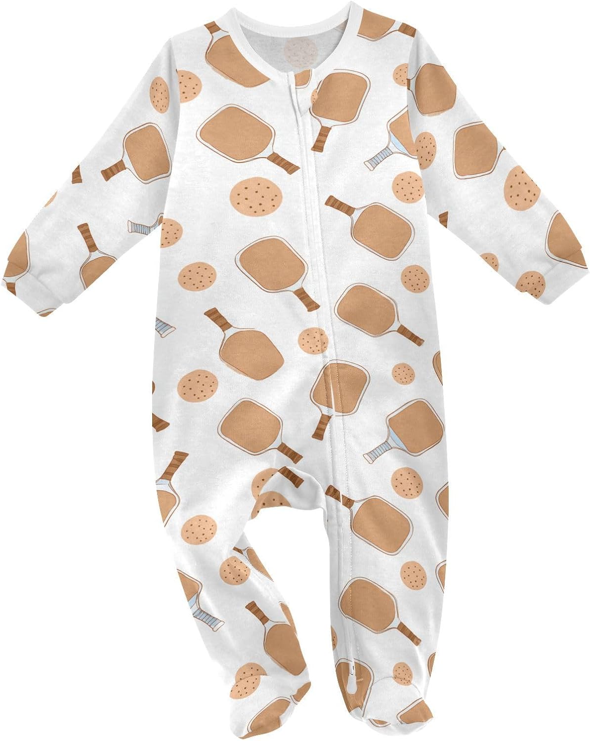 Dussdil Baby One-Piece Footies Newborn Rompers Pajamas Cotton Footed Pjs for Sleep Play Boys Girls