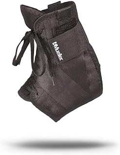 Mueller Soft Ankle Brace with Straps, Black, Bagged, X-Large
