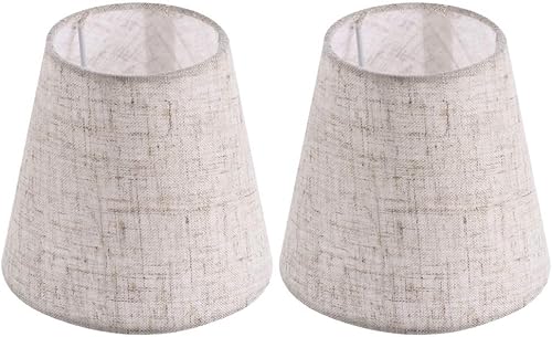 Pantalla de lámpara de mesa, pantalla de araña, pantallas de tela con clip en pantallas de luz, cubierta de lámpara, pantalla de tambor, cubierta de