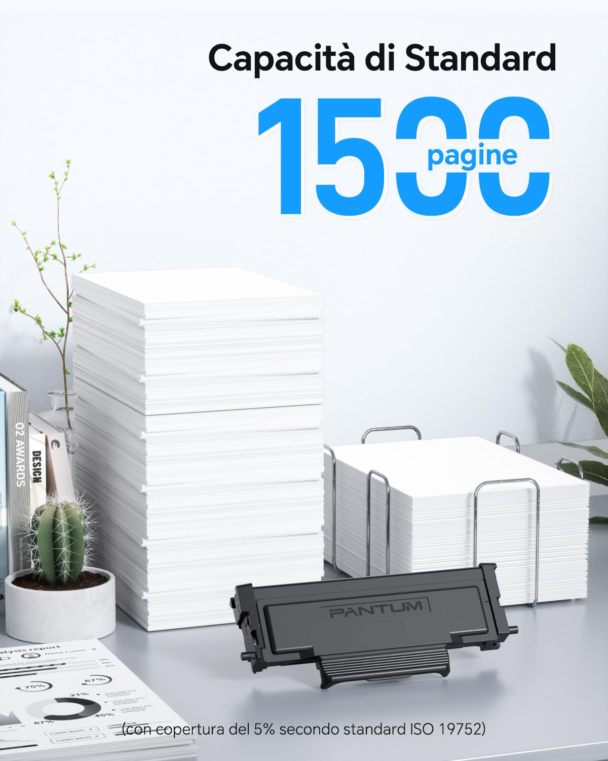 PANTUM TL-A4219 Originale Cartuccia Toner Nero per Stampante Laser BP4209DW BM4209DW BM4249ADW BM4309DW, Capacità fino a 1.500 pagine, (Nero, 1-Pack)