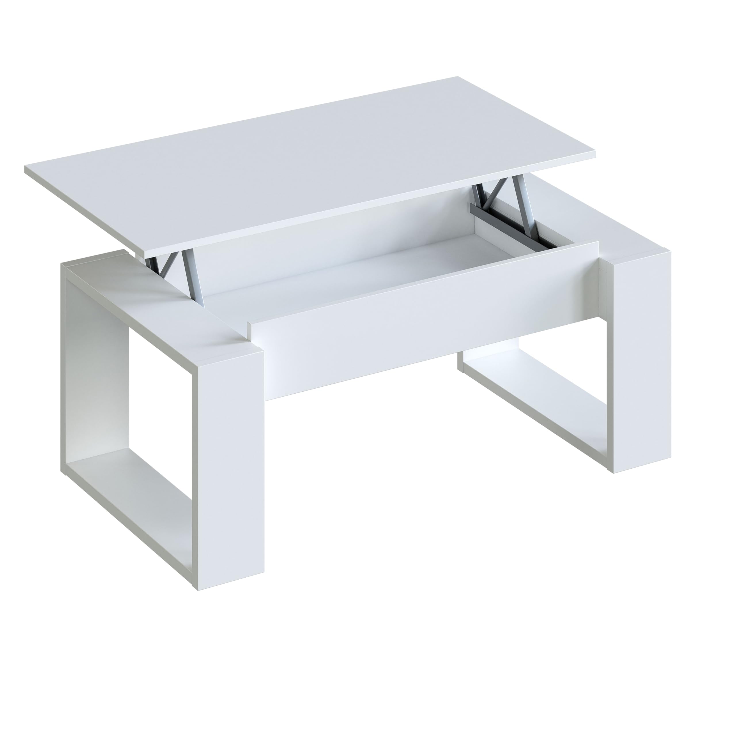 Table basse relevable pour manger sur le canapé modèle Luna
