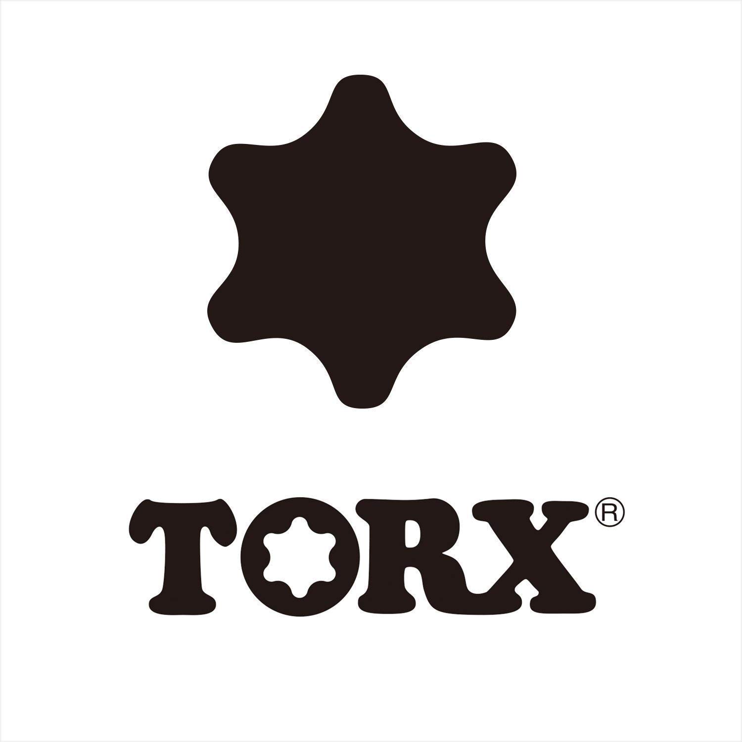 VESSEL EMGETX4050P10T Jeu d'embouts Neck Torsion TORX T40 50mm Ensemble de 10 pièces