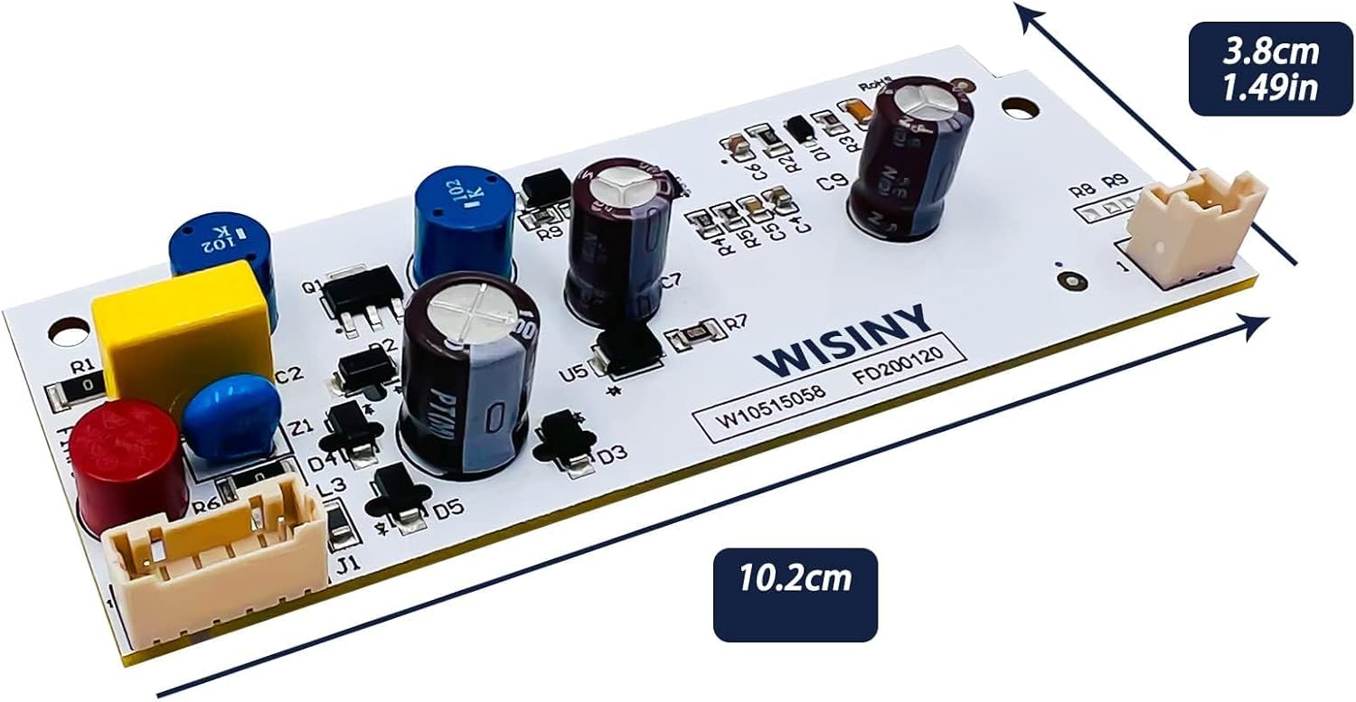 WISINY W10515058 Refrigerator LED Light Compatible for Kenmore Maytag Whirlpool Refrigerator, Replace WPW10515058 W10465957 W10522611 WPW10515058VP,No-Include Plastic Cover