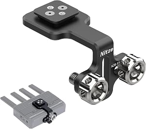 Nitze Stabilizer Wireless Video Transmission Bracket for DJI RS 2/RSC 2/RS 3/RS 3 Pro/RS 4/RS 4 Pro Gimbal, Transmitter Mount - N28-S5