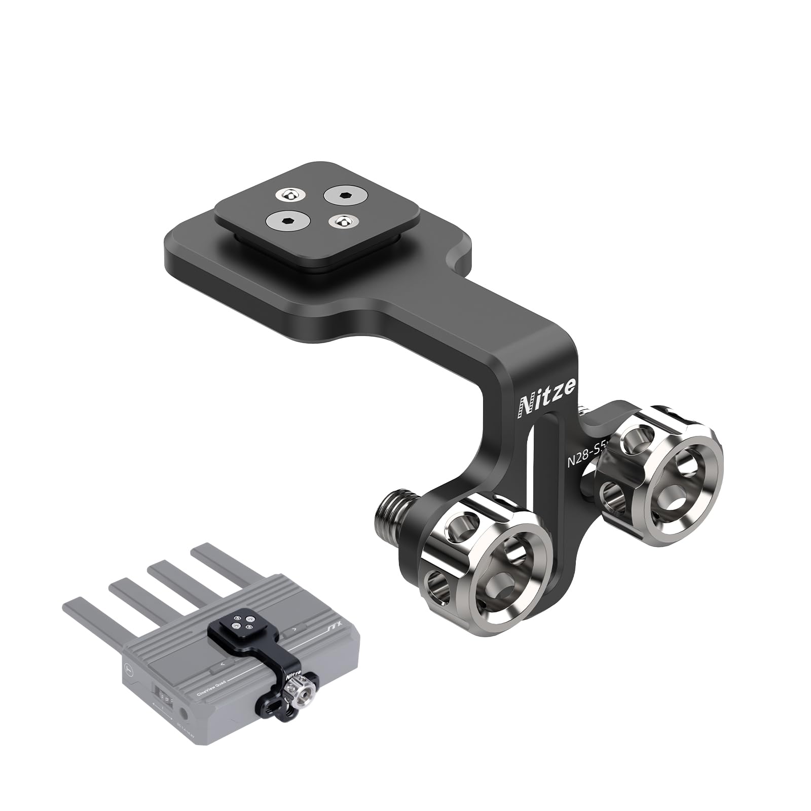 Nitze Staffa Video Wireless Stabilizzatore per DJI RS 2/RSC 2/RS 3/RS 3 Pro/RS 4/RS 4 Pro/RS 5 Gimbal - N28-S5