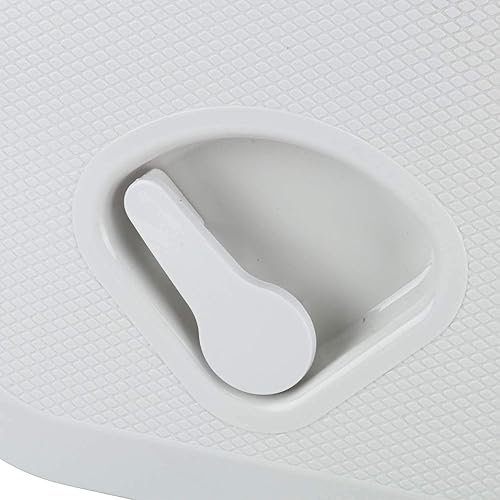 Miniatura 4 de Amarine Made Escotilla de cubierta marina para cubierta de barco escotilla de acceso y tapa 12-3/8 pulgadas X 17-1/4 pulgadas - Blanco - 12.402 in x