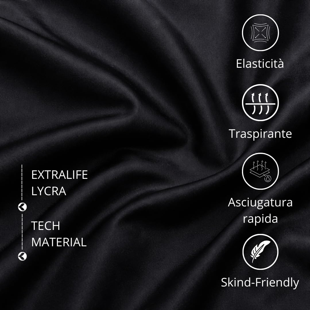 Okeo Costume Piscina Donna, Costume Nuoto Donna, Intero, Materiale tecnologico, Sgambatura Alta, Resiste a Abrasioni e Pilling, per competizioni ed allenamenti
