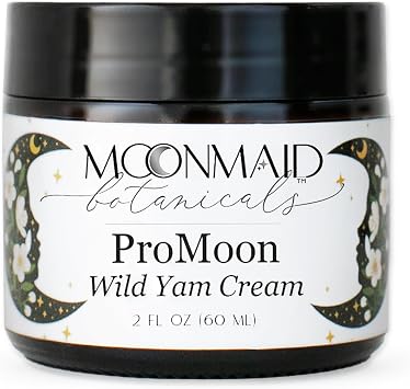 Womens ProMoon Wild Yam Cream 2oz - Supports Hormonal Balance, Skin Hydration & Natural Wellness - Organic Blend with Wild Yam, Vitex, Nettle, Rose, Essential Oils & Flower Essences