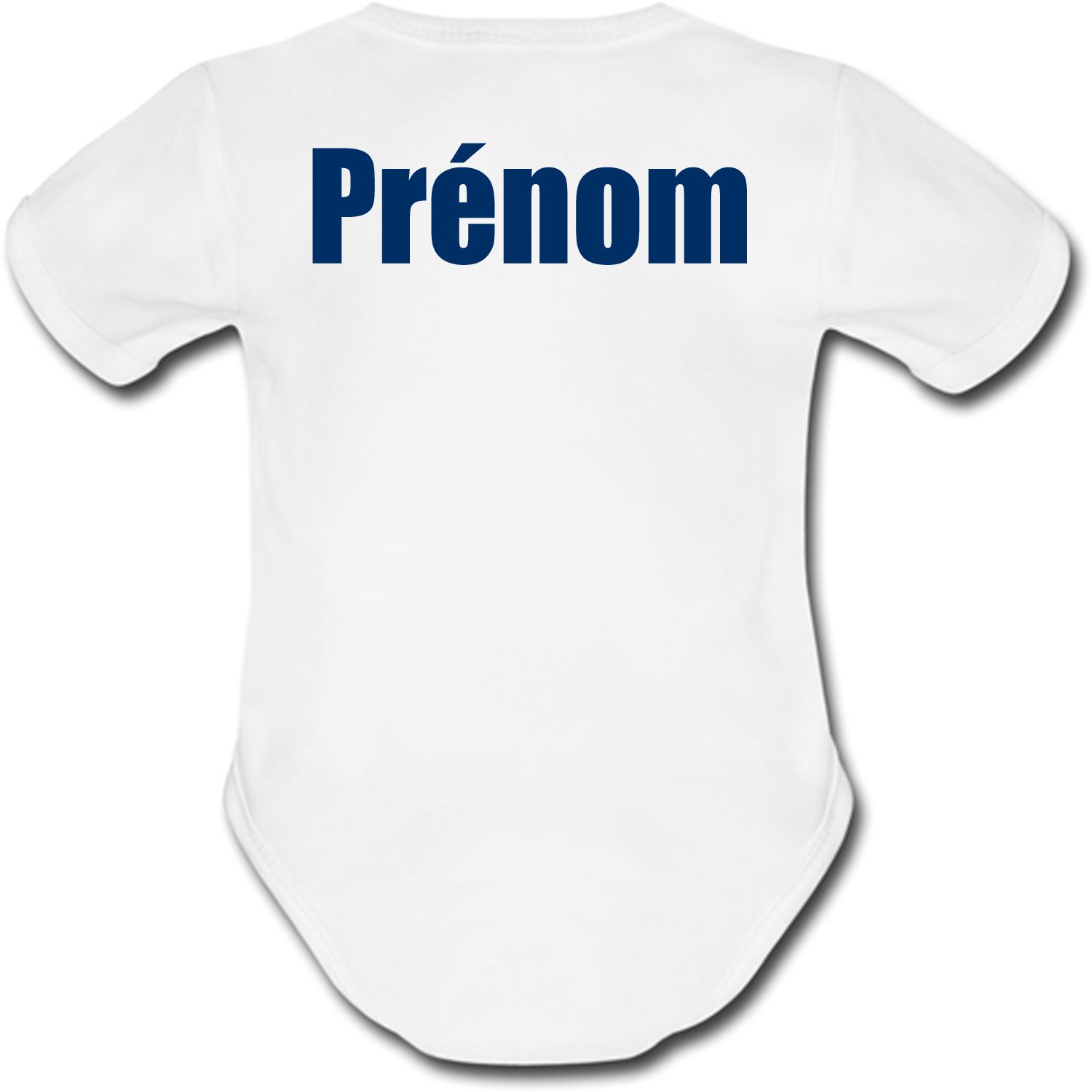 Body Bébé Manches Courtes - FRANCE - COUPE DU MONDE DE FOOTBALL 2018 - Prénom personnalisé - Personnalisable en ligne