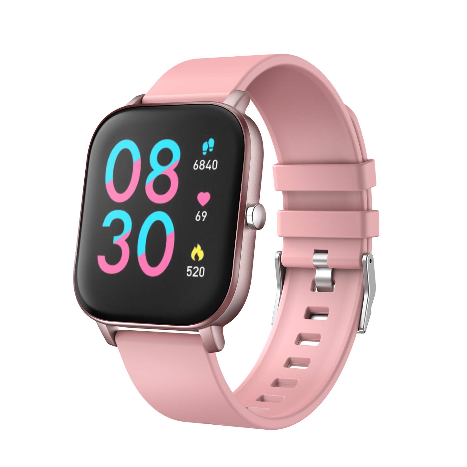 moreFit Smart Watch, Fitness Tracker with Heart Rate Monitor, 1.4" Touch Screen Activity Tracker Sleep Tracker, IP68 Waterproof Pedometer Smartwatch with Sleep Monitor, Step Counter for Men and Women