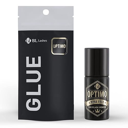 Miniatura 6 de BL Lashes Optimo Plus Glue - Adhesivo de extensión de pestañas extra seguro y fuerte, MMA, tolueno, sin látex, más seguro, gran retención,