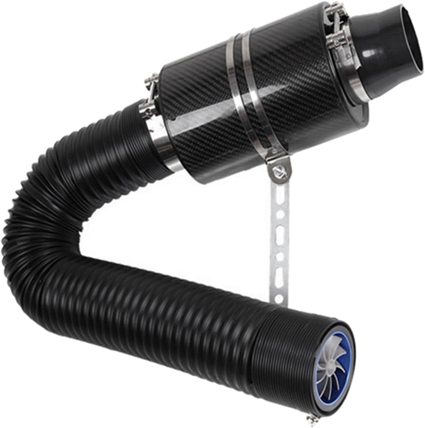 3Inch Air Filter Airbox Sport Luftfilter Cold Air Intake Induction Hose Pipe Universal Set with Fan/Fit for All Cars