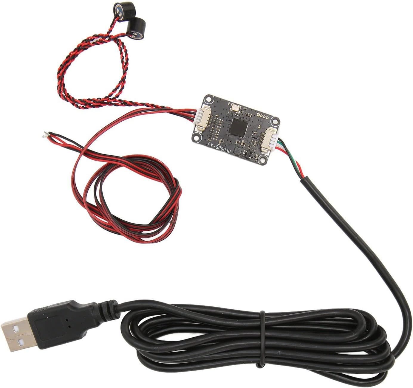 Microphone Module Board PCB for Windows 8 7 10, UVC Standard Protocol, Dual Microphone Array, 19.6ft Diameter Pickup, Noise Reduction AI Algorithm
