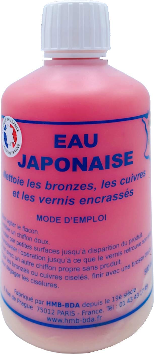Eau Japonaise Renove les vernis et bronzes anciens Micro polish 500 Ml