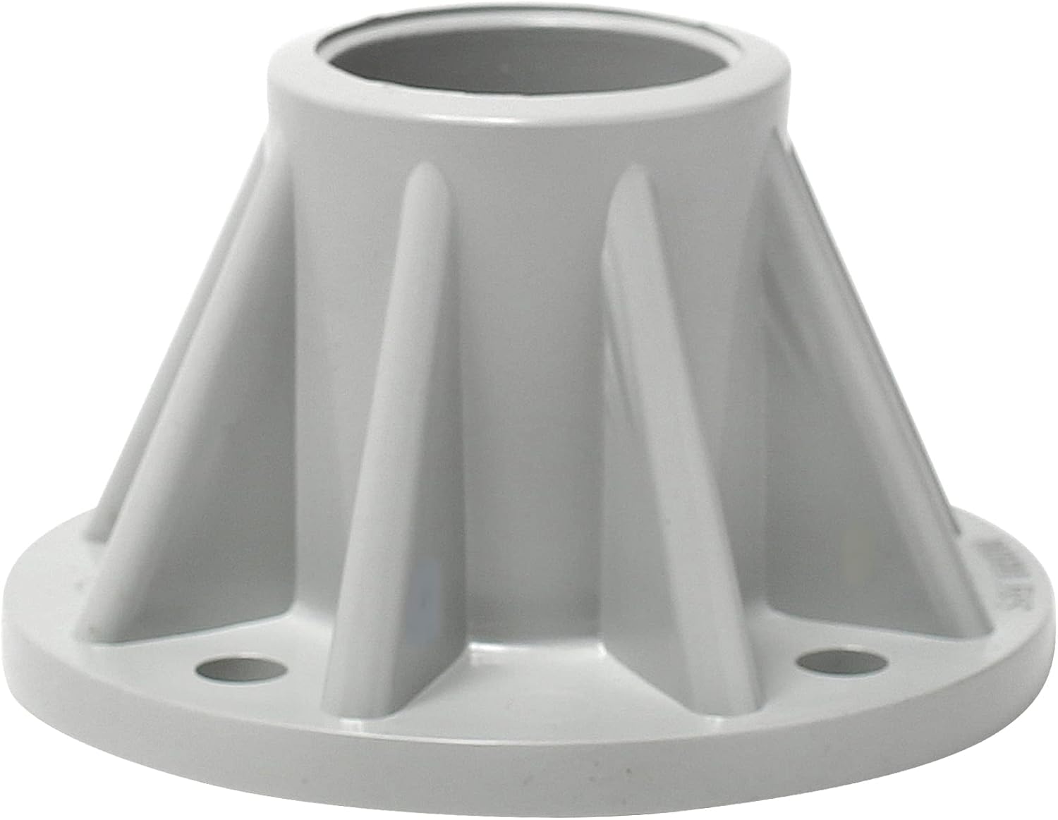 Two Saftron 3" Gray Surface-Mount Bases for Pool Ladders (SB-3) Use SB-3 Bases to Surface Mount Swimming Pool Ladders to Concrete or Wood Decks.