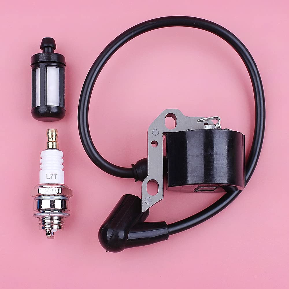 Herramienta Kit de filtro de combustible de bujía de bujía de bujía de encendido for stihl 015 01 5AV 015L Herramienta de jardín de motosierras Parte de repuesto de repuesto Componentes
