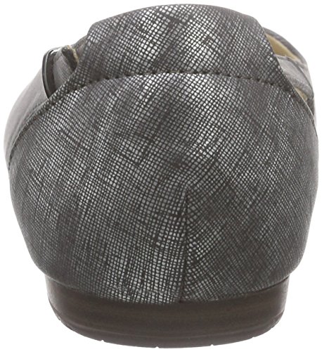 Tamaris 22125, Ballerine Donna, Nero Metallizzato