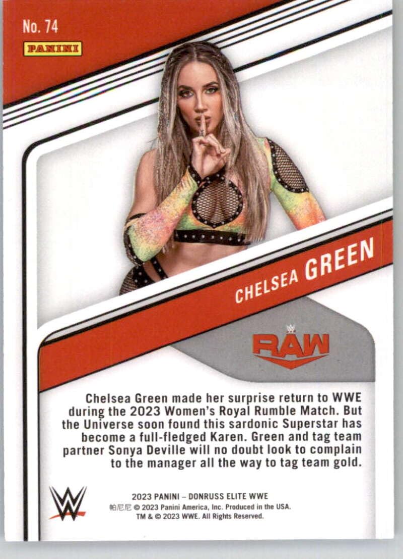 Amazon.com: 2023 Donruss Elite #74 Chelsea Green Raw Official WWE