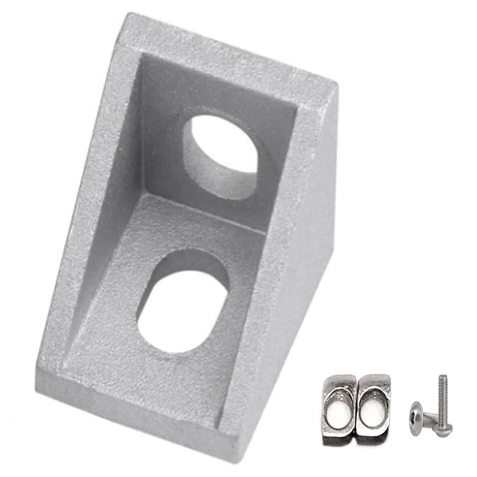 2020 20pcs Corner Bracket Kit,20pcs T Nuts and Hex Screw Bolt