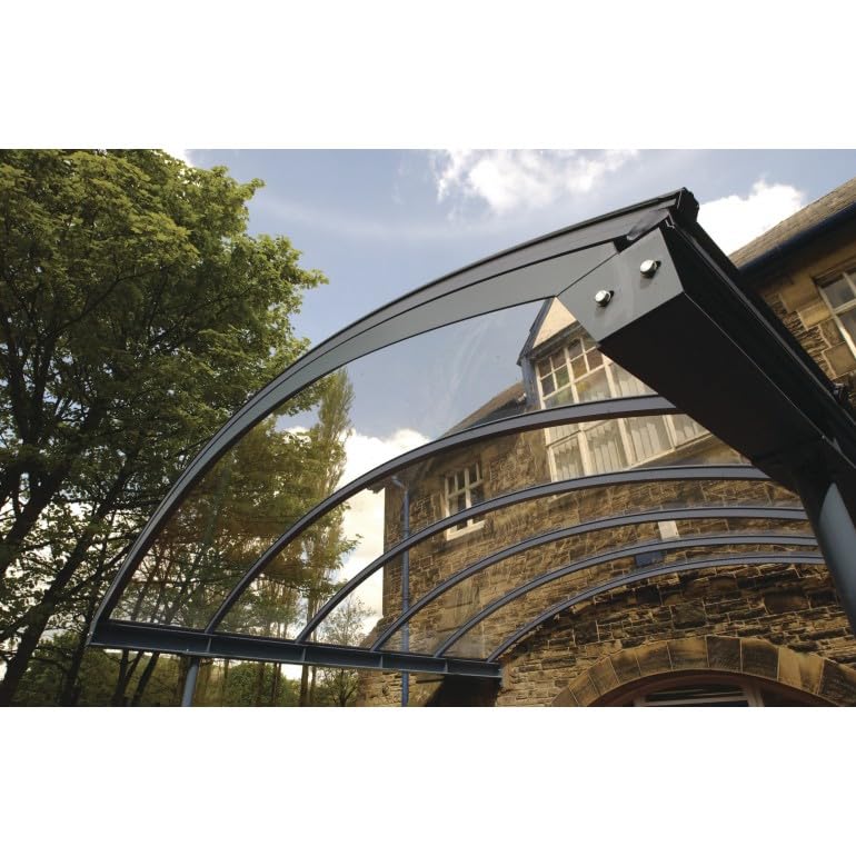 Placa de policarbonato compacto de 5 mm transparente UV de 100x100 cm 4