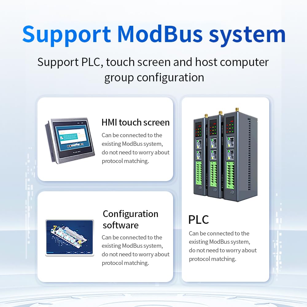 Module IO de commutation analogique à distance 4AI+4AO RS485 Ethernet 0-20mA/4-20mA M31-XAXA0404G Modbus Expansion facile CC 9-36V
