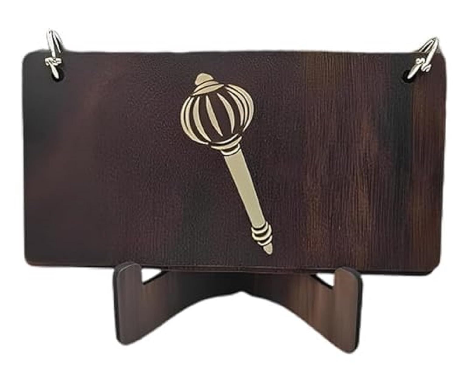 Wooden Hanuman Chalisa Table Stand | Laser Engraved Hanuman Chalisa on MDF | 5 Page Spiritual Wooden Book | Bajrangbali Bhakti Item for Puja, Home Temple & Gifting-image-20