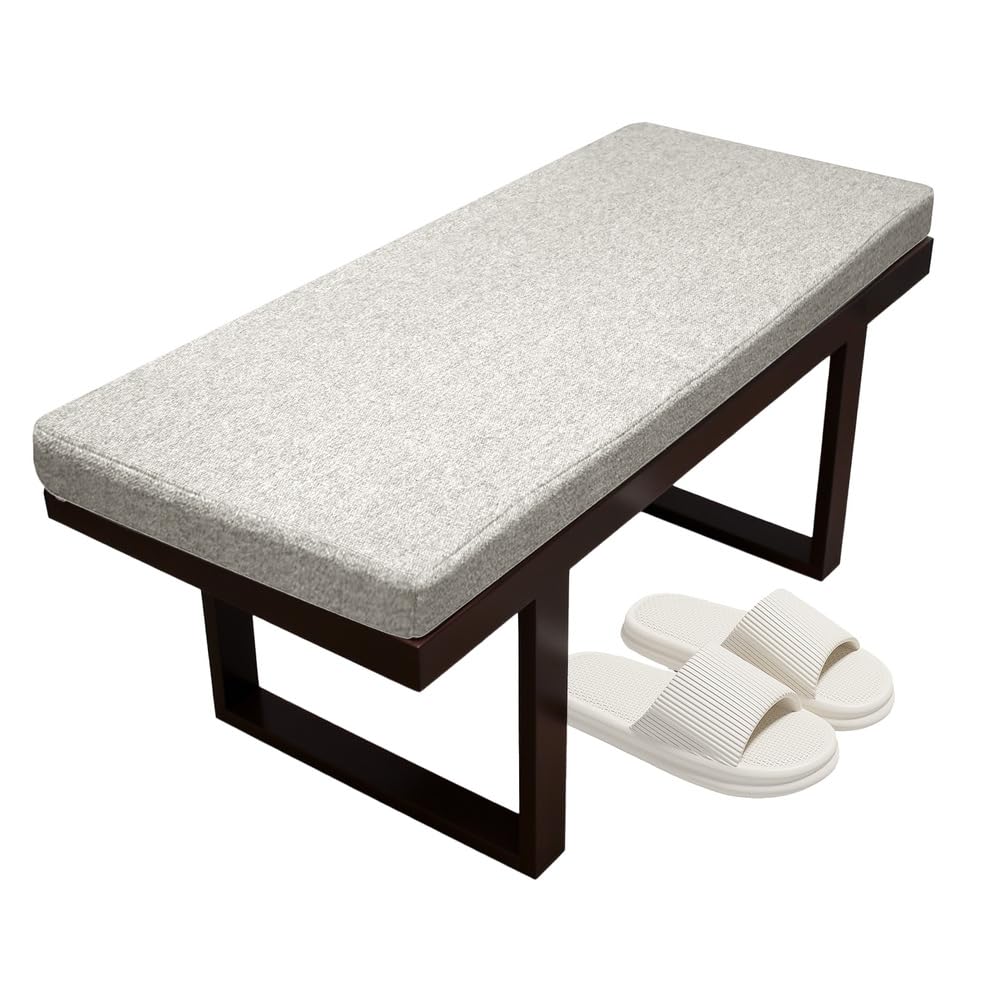Coussin de siège de jardin pour banc inconfortable 150x40cm amovible