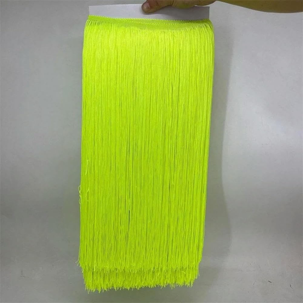 VIXDA 5Meters 100cm Long Fringes Lace Tassel Trim Latin Dance Curtain Trimming Sewing Decoration Tassels Fringe Ribbon