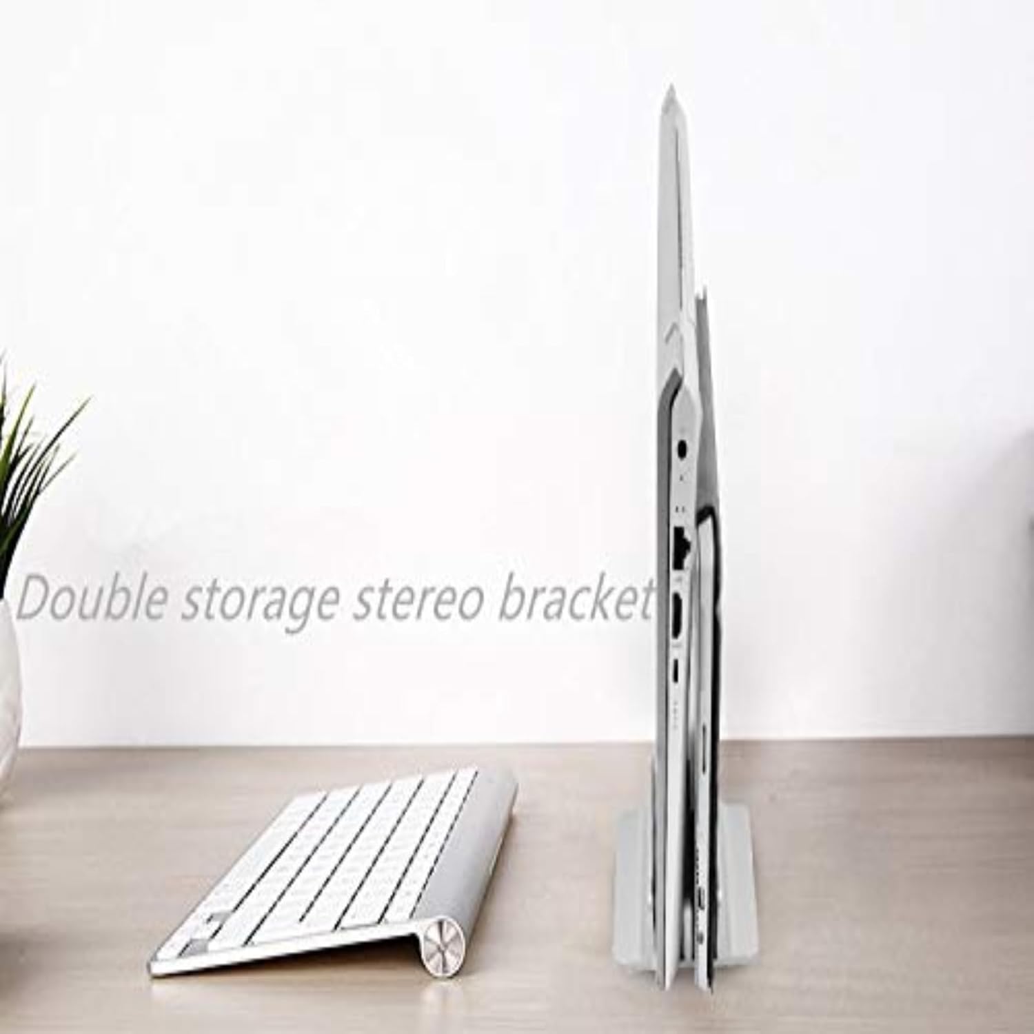 Vertical Adjustable Laptop Stand, Adjustable Laptop Stand Desktop Stand, Adjustable Base Size Compatible for Lenovo/Dell/ASUS Gaming Laptop (up to 17.3 inches)