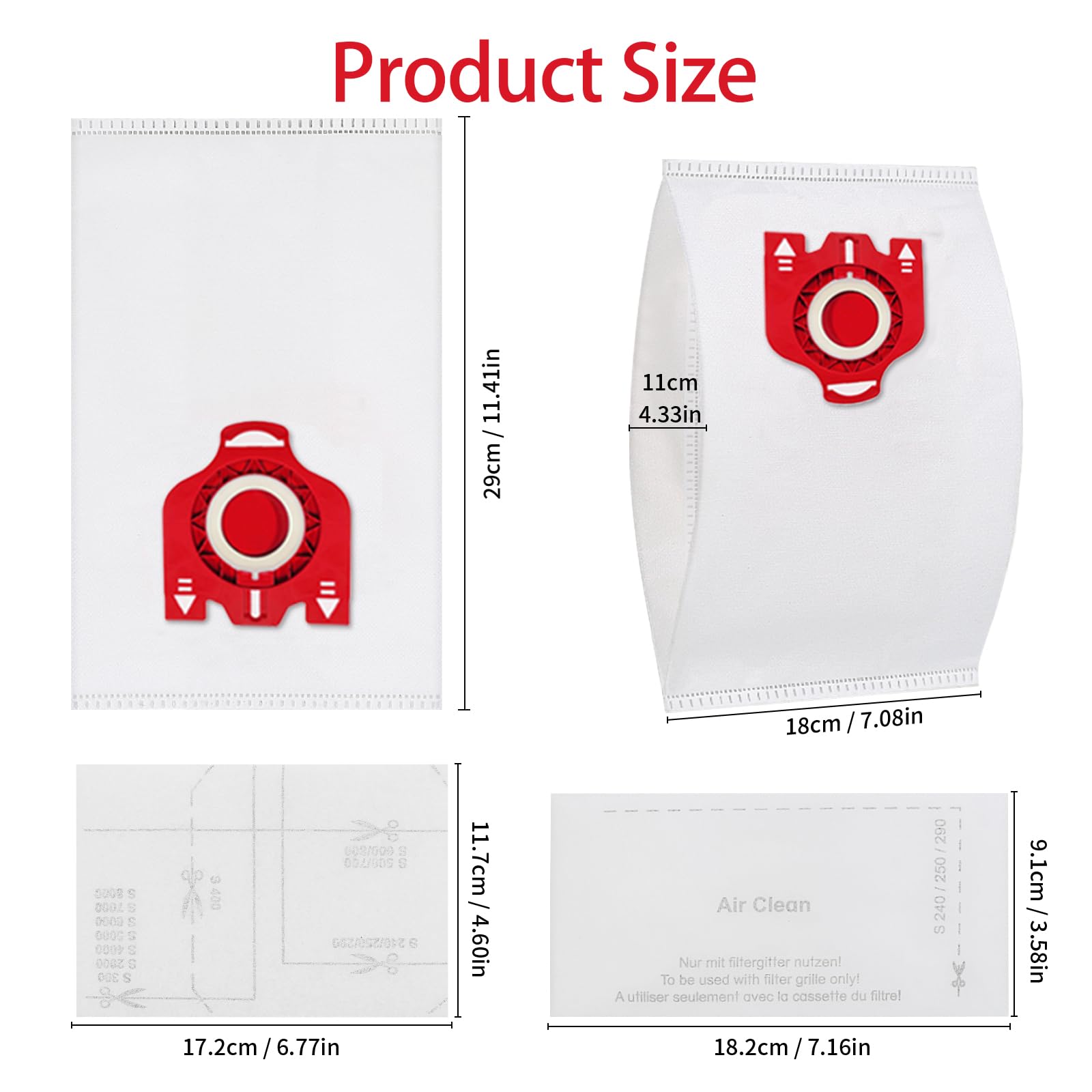 12 Sacchetti Per Aspirapolvere Miele GN 3D Classic C1 | FindTheDeal - Foto 5