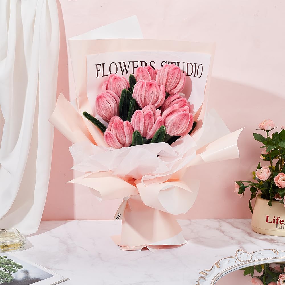 TFHUGFHG Pipe Cleaners Puppy Pipe Cleaners Craft Kit Step-by-Step Video Tutorials GOG Pipe Cleaners Craft Supplies Arts And Crafts DIY Kit