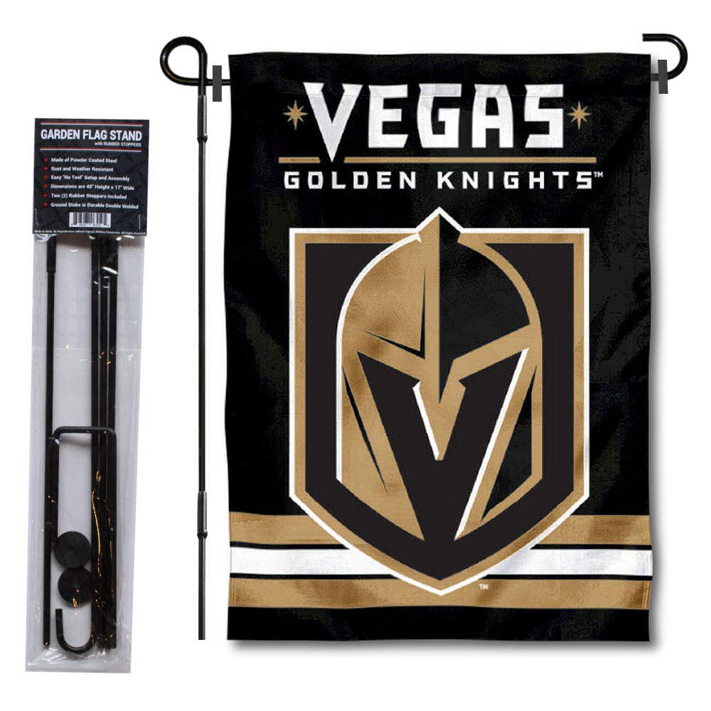 Drapeau de jardin Vegas Golden Knights haut de gamme WinCraft avec mât