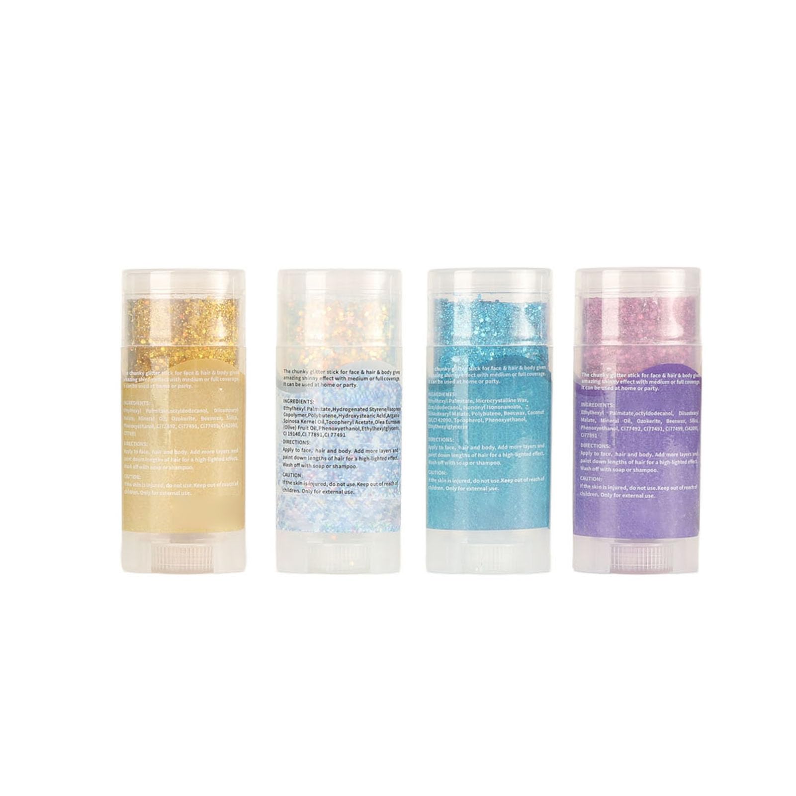 7 bottiglie di glitter olografici per il corpo, stick glitter per il corpo trucco viso paillettes scintillanti grosso per viso, corpo e capelli festival feste 0,56 once