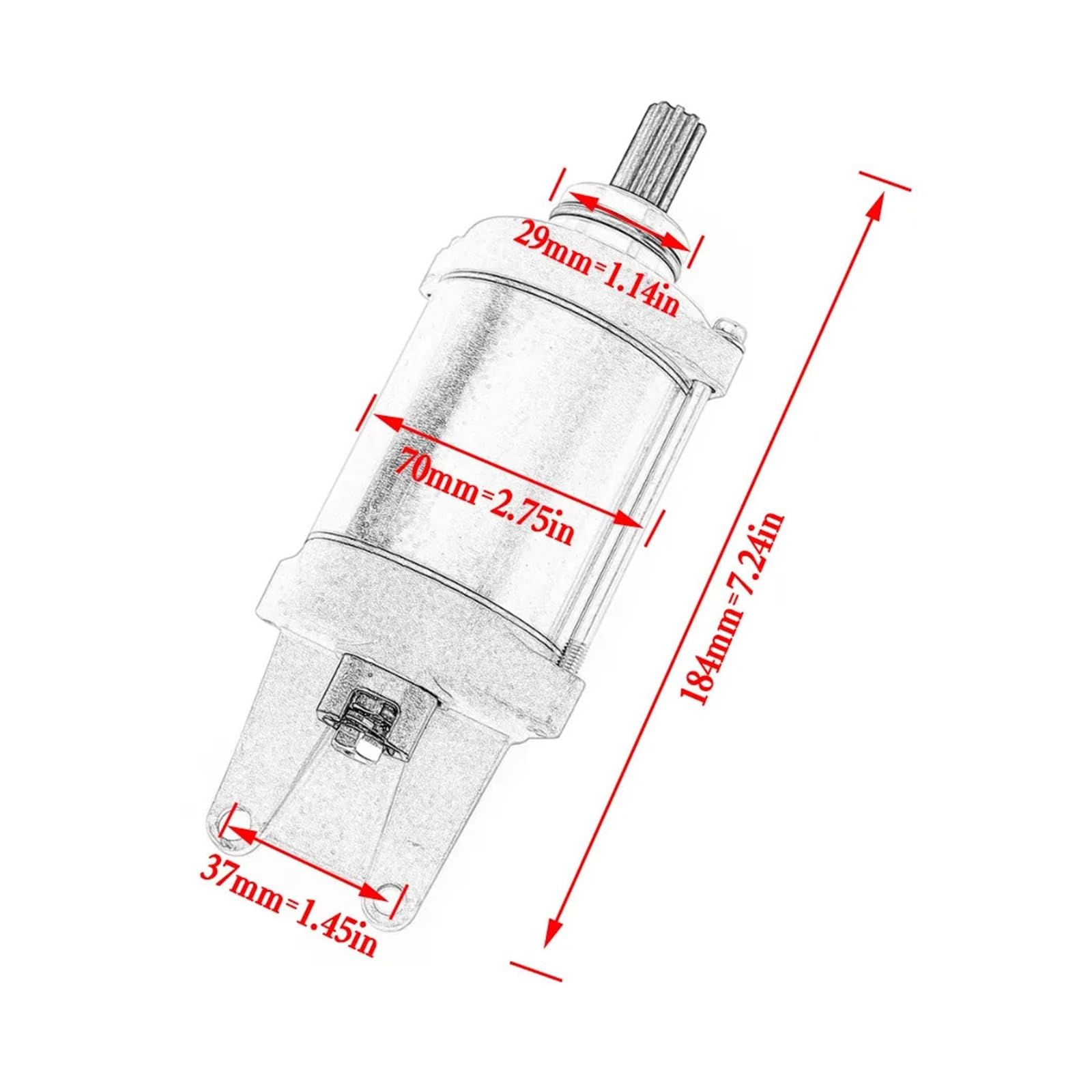 Motorino di avviamento elettrico for moto | Para Yamaha TMAX500/530 XP500/XP530 2008-2016, ref OE:4B5-81890-00, arranque estable del motor