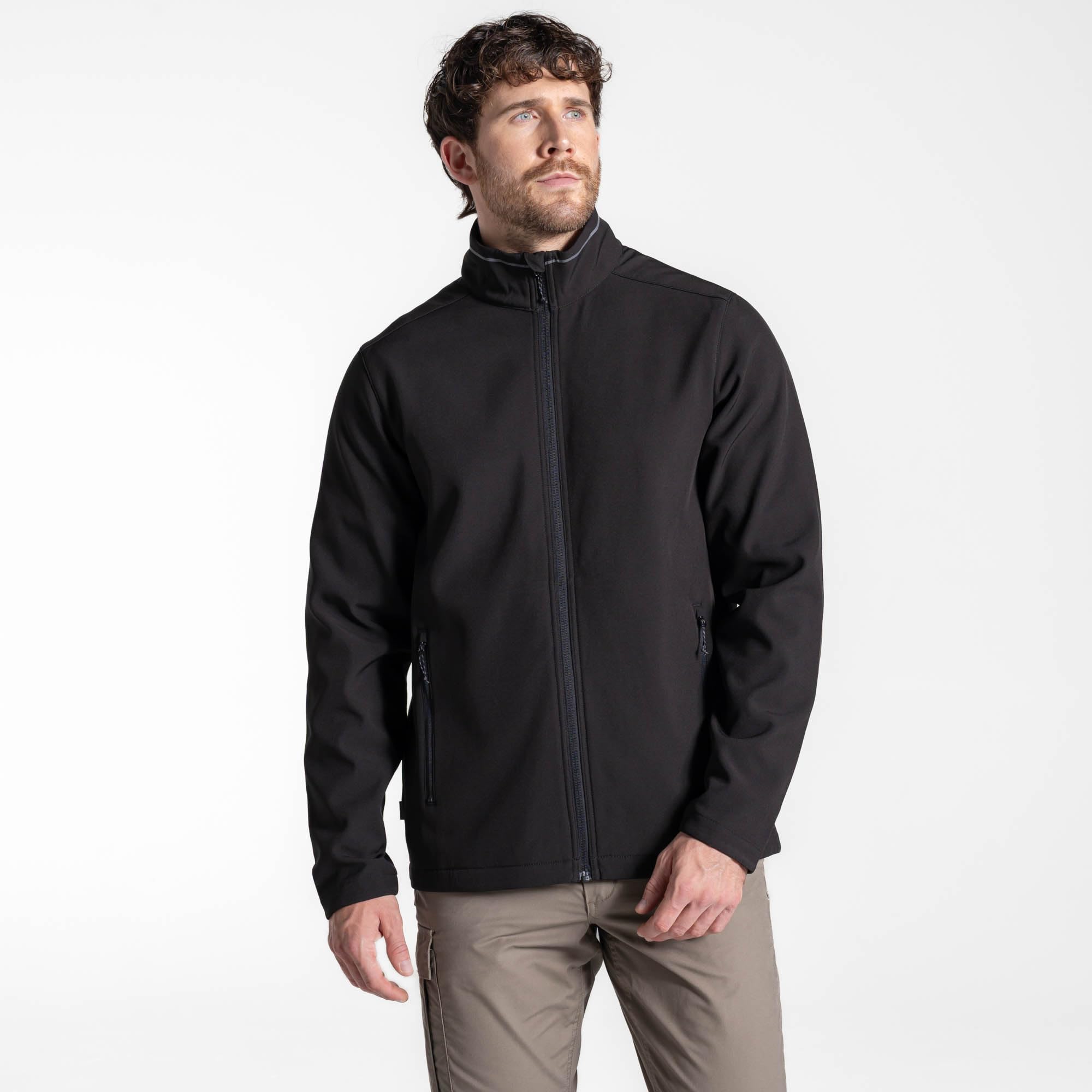 Craghoppers Expert Mens Base Camp II Softshell Jacket Water Repellent Work Coat