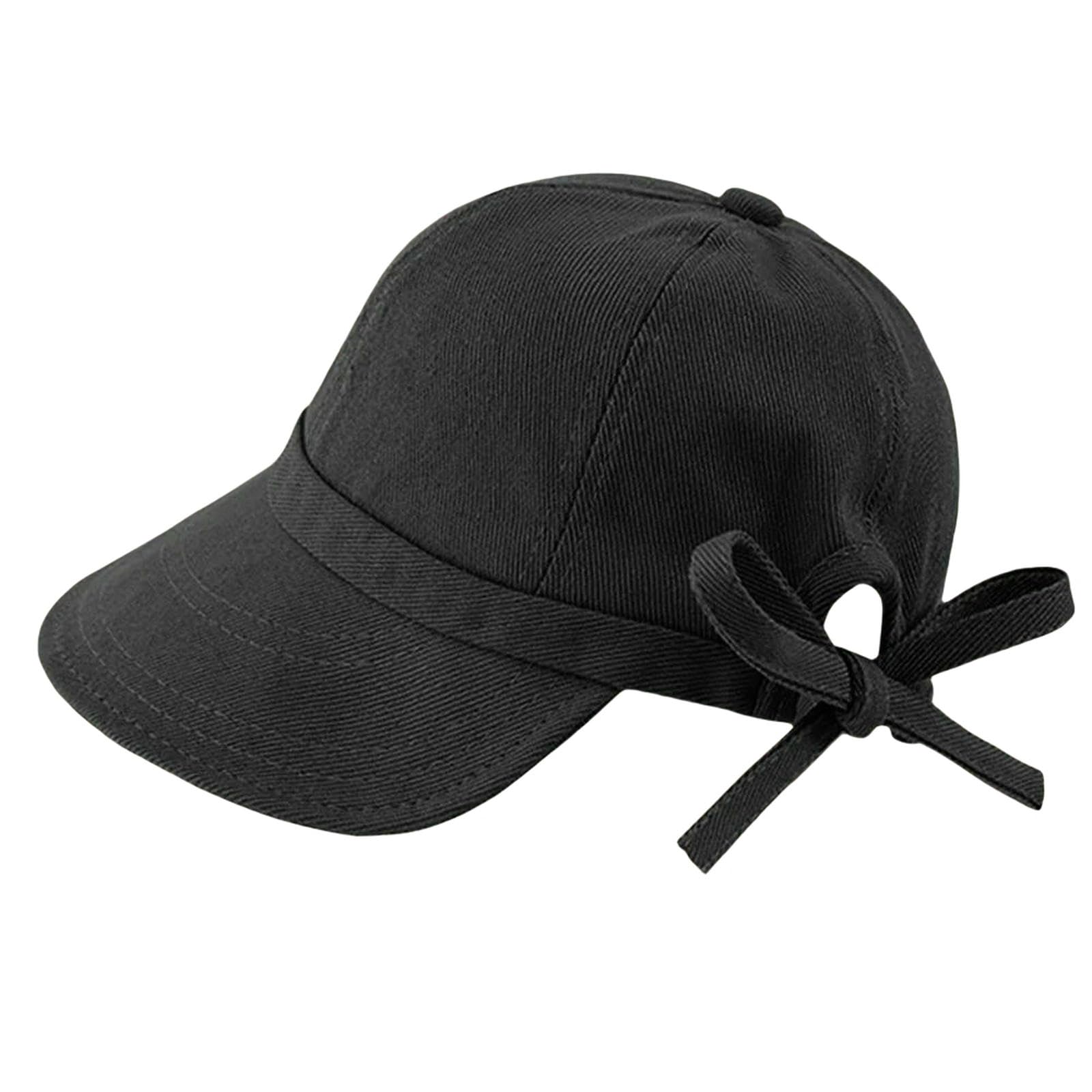 Sombreros for el Sol, Sombrero de Paja, Playa, Pescador, Moda Primavera Verano, Gorras Pesca, Visera con Lazo en la Espalda, for Mujer, Deporte