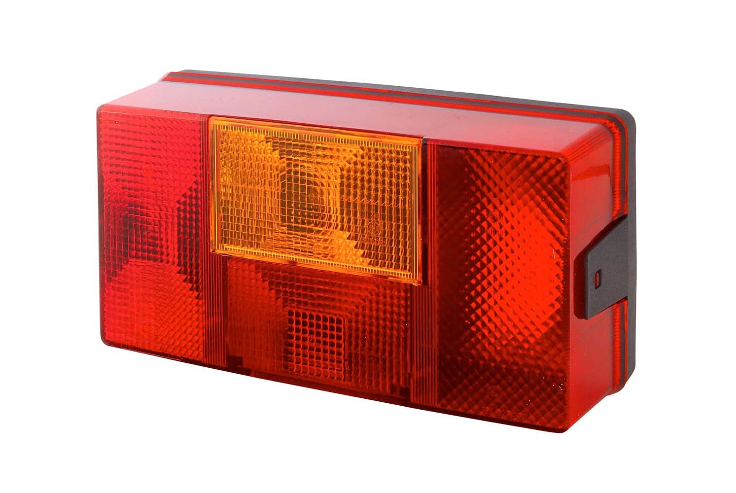 HELLA 2VA 006 040-071 Rearlight - Bulb - 24/12V - mounting - Lens Colour: Red/Yellow - Plug: Blade Terminal - left - Quantity: 1